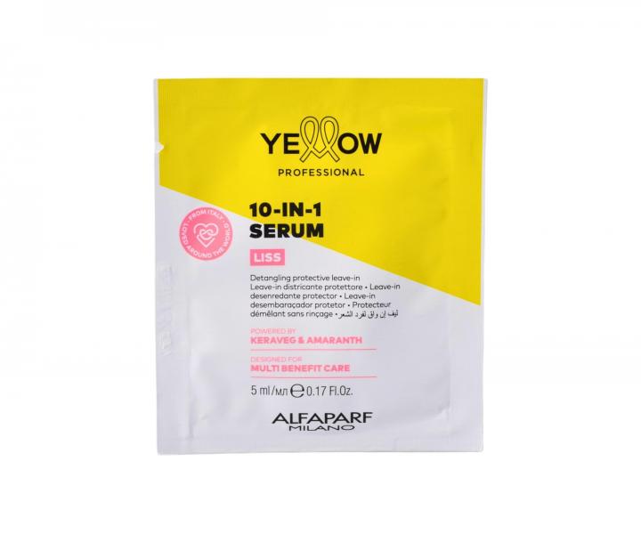 Serum wyg�adzaj�ce do w�os�w bez sp�ukiwania Yellow Professional Liss Smoothing 10-IN-1 Serum - 5 ml (bonus)