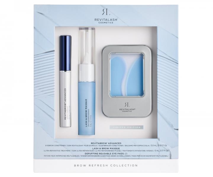 Zestaw upominkowy do pielgnacji brwi RevitaLash Brow Refresh Collection + maska i patki pod oczy gratis