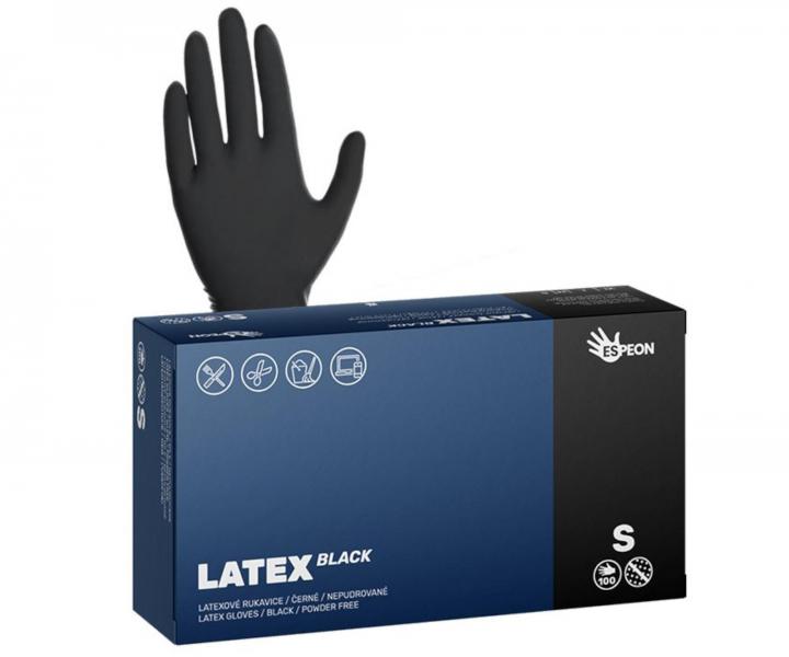 Rkawiczki lateksowe fryzjerskie Espeon Latex Black