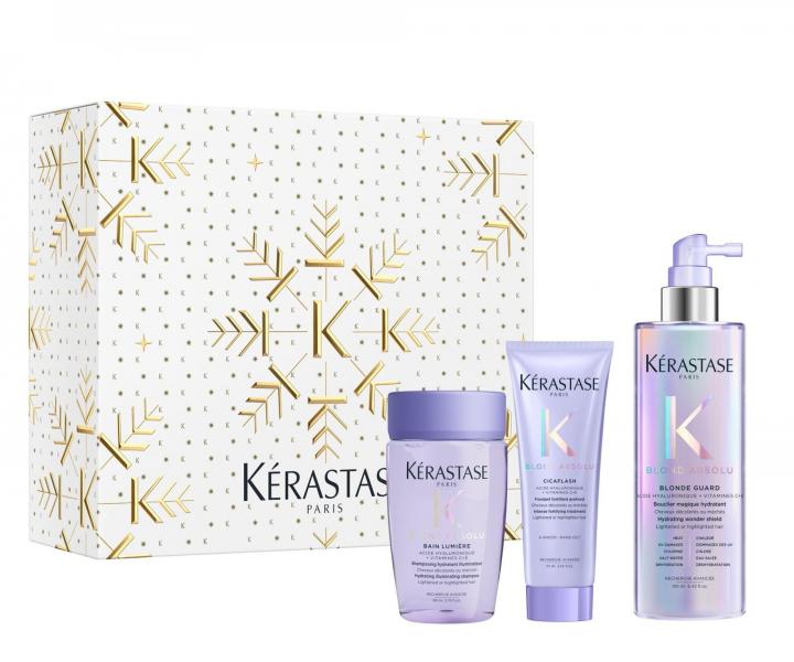Zestaw upominkowy nawil�aj�cy i roz�wietlaj�cy blond w�osy K�rastase Blond Absolu Set