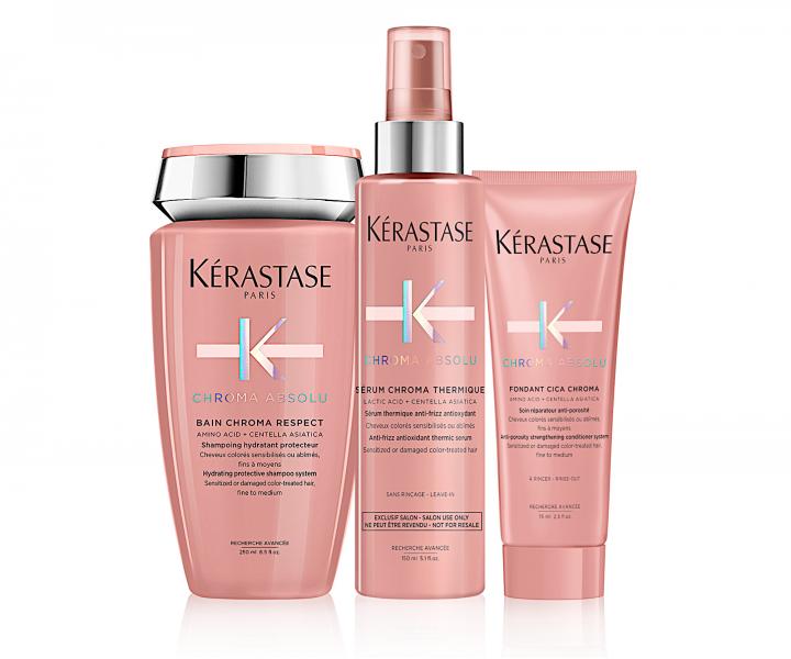 Zestaw do w�os�w farbowanych K�rastase Chroma Absolu + od�ywka wzmacniaj�ca 75 ml gratis