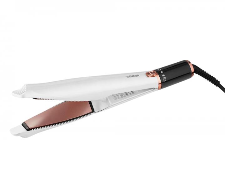 Prostownica i lokwka do wosw 2 w 1 Sencor SHI 4600GD - perowo-biaa