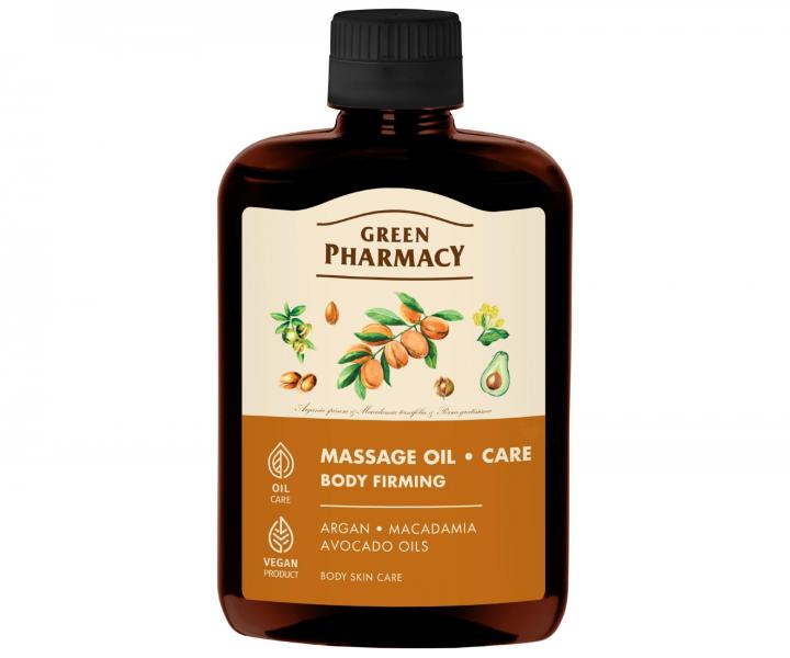 Uj�drniaj�cy olejek do masa�u i cia�a Green Pharmacy Massage Oil - 200 ml