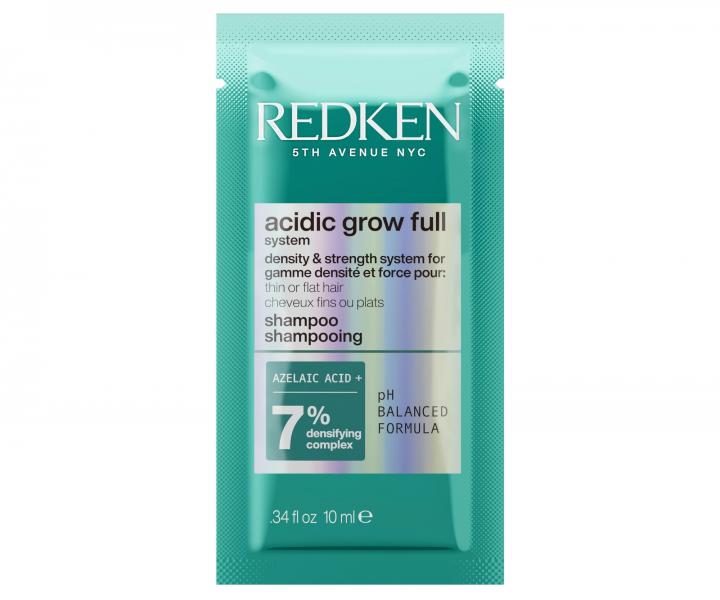 Szampon nadaj�cy g�sto�� i obj�to�� w�osom cienkim, oklapni�tym i normalnym Redken Acidic Grow Full System - 10 ml (bonus)