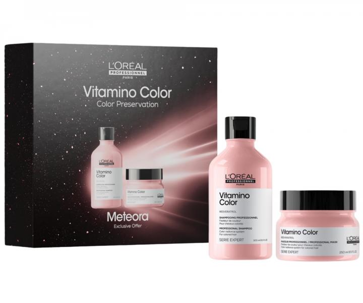 Zestaw upominkowy do wosw farbowanych Loral Professionnel Serie Expert Vitamino Color Duo Meteora