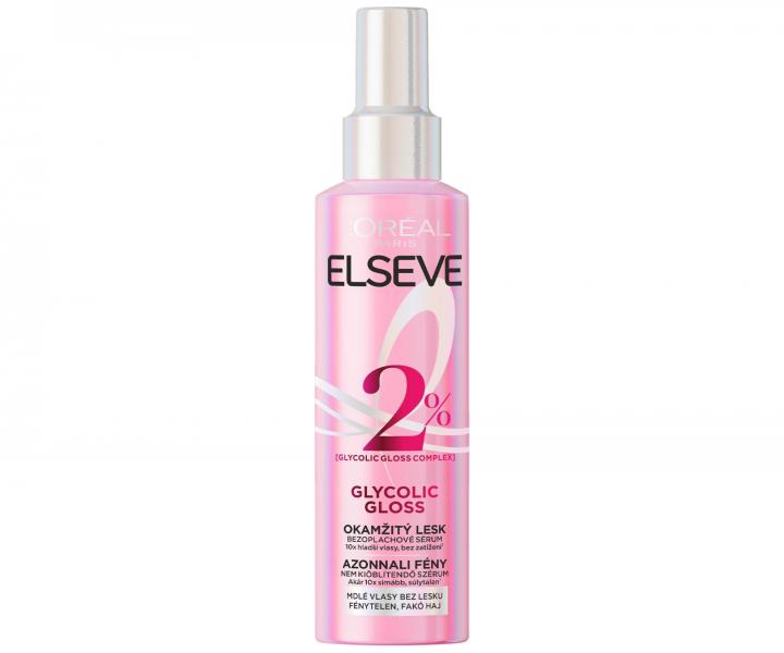 Termoochronne serum wygadzajce w sprayu nadajce wosom lnicy poysk Loral Paris Elseve Glycolic Gloss - 150 ml