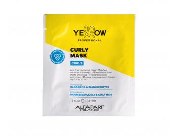 Maska do w�os�w falowanych, kr�conych i afro Yellow Professional Curls Curly Mask - 10 ml (bonus)