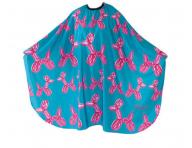 Peleryna fryzjerska do strzyenia wosw Eurostil Professional - balonowy piesek - metalowy haczyk