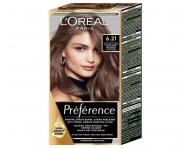 Farba do trwa�ej koloryzacji Lor�al Pr�f�rence 6.21 zimny opalizuj�cy bardzo jasny br�z
