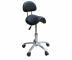 Taboret na k�kach z oparciem Detail T2 - czarny (38)