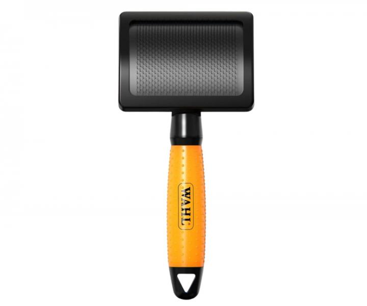 P�aska szczotka do rozczesywania sier�ci zwierz�t Wahl Slicker Brush Large 58424 - pomara�czowa