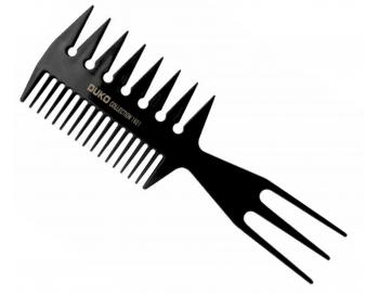 Grzebie� do w�os�w Duko Collection 1601 - 3-stronny - czarny