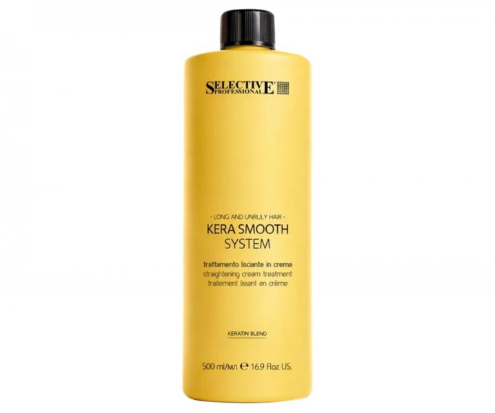Krem wyg�adzaj�cy do w�os�w d�ugich i niesfornych Selective Professional Kera Smooth System Cream Treatment - 500 ml