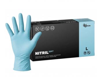 R�kawiczki nitrylowe Espeon Nitril Soft - 100 szt - niebieskie - L