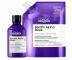 Seria wyg�adzaj�ca do w�os�w pusz�cych si� Lor�al Professionnel Serie Expert Keratin Alpha Sleek - szampon - 300 ml + zapas 500 ml