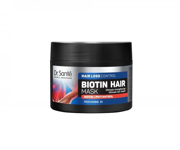 Maska przeciw wypadaniu wosw Dr. Sant Hair Loss Control Biotin Hair Mask - 300 ml