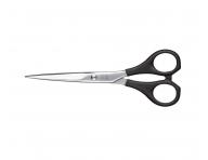 Noyczki fryzjerskie z mikrozbkami i plastikowym uchwytem Eurostil Professional