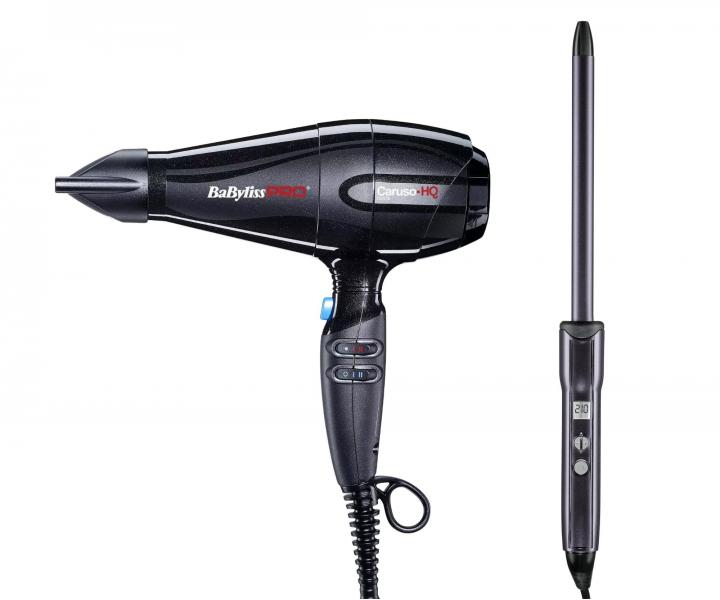 Profesjonalna suszarka do w�os�w BaByliss Pro Caruso-HQ Ionic - 2400 W + lok�wka do w�os�w BaByliss Pro DigiCurl - 16 mm gratis