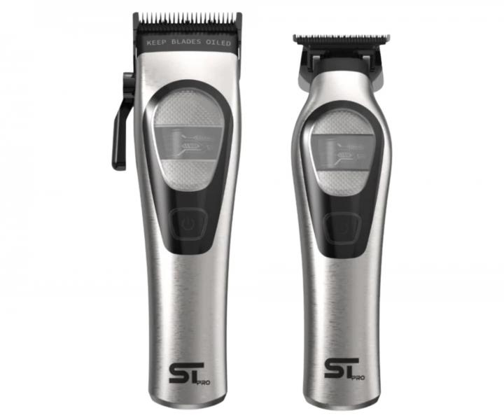 Zestaw profesjonalnej maszynki do strzy�enia i trymera Supreme Trimmer TORQ Kit Elite Set - chromowany