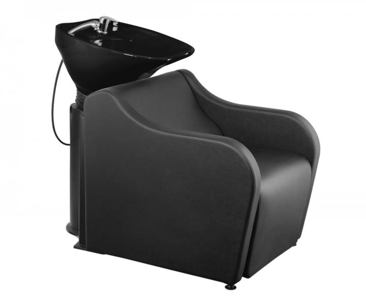 Myjnia fryzjerska Weelko Astral - czarna umywalka
