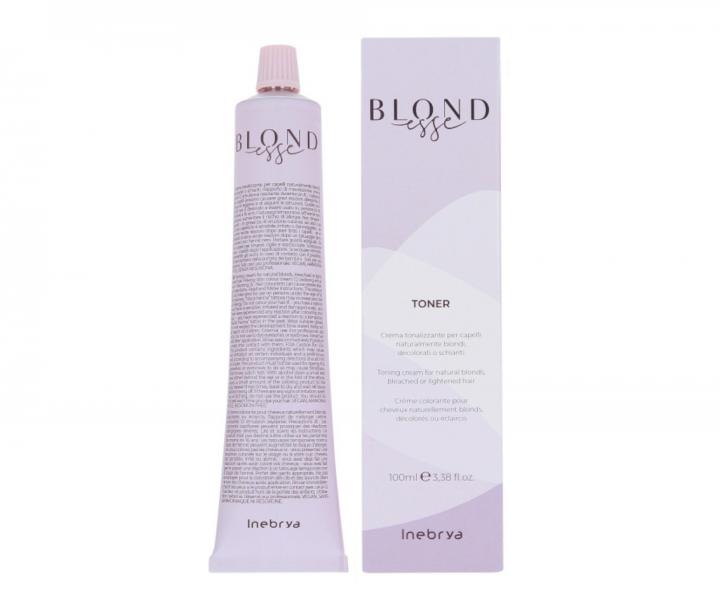 Krem tonujcy do wosw blond i rozjanionych Inebrya Blondesse Toner 100 ml - przeroczysty