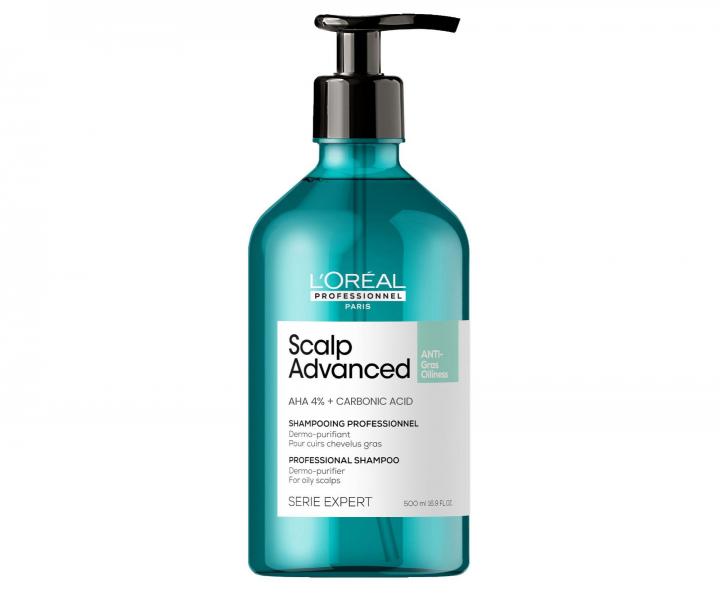 Seria produkt�w do przet�uszczaj�cej si� sk�ry g�owy Lor�al Professionnel Scalp Advanced Anti-Grass