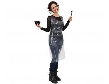 Jednorazowy fartuch Sibel - 50 szt - prze�roczysty