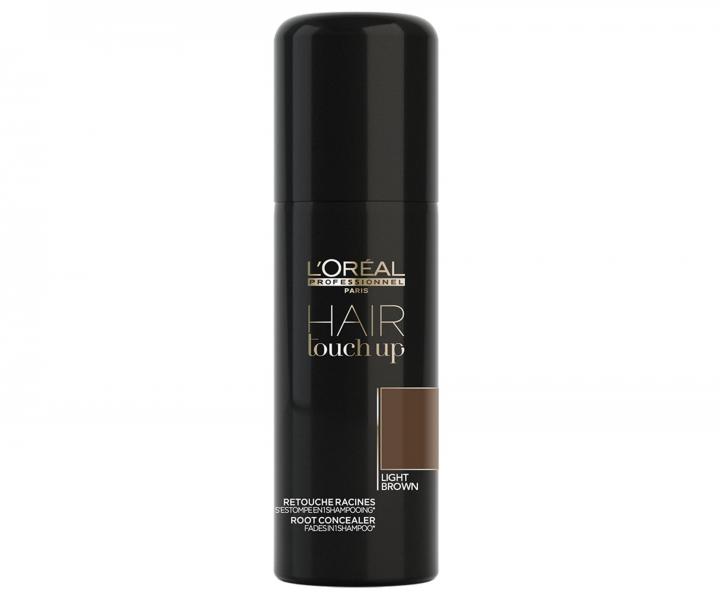 Spray maskuj�cy odrosty Lor�al Hair touch up 75 ml - jasny br�z
