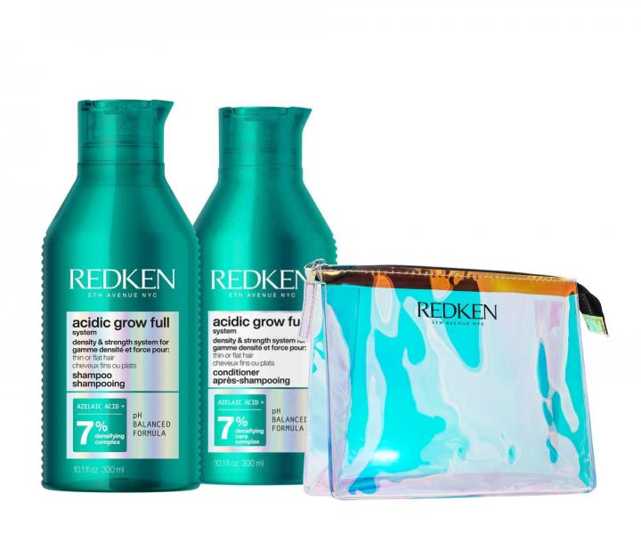 Zestaw nadaj�cy obj�to�� w�osom cienkim i normalnym Redken Acidic Grow Full System - szampon + od�ywka + kosmetyczka gratis