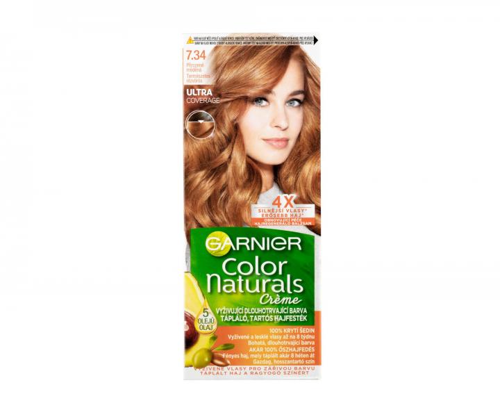 Farba do trwaej koloryzacji Garnier Color Naturals 7.34 naturalna mied