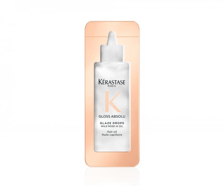 Olejek nab�yszczaj�cy do w�os�w d�ugich ze sk�onno�ci� do puszenia si� K�rastase Gloss Absolu Glaze Drops Oil - 3,5 ml (bonus)