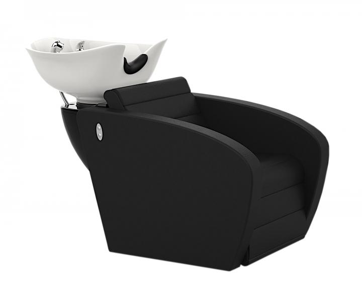 Myjnia fryzjerska z regulowanym podnkiem SilverFox 6005 - czarna - II. jako - przecita skra syntetyczna