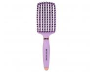 Szczotka do rozczesywania i suszenia w�os�w z w�osiem dzika i nylonowym Sister Young Ovia Hair Brush - fioletowa