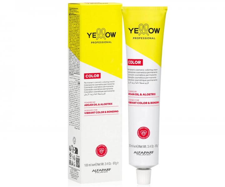 Farba do w�os�w Yellow Professional Color 100 ml - 4 �redni br�z naturalny