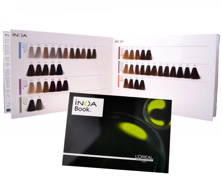 Wzornik paleta kolor�w farb do w�os�w Lor�al Professionnel iNOA