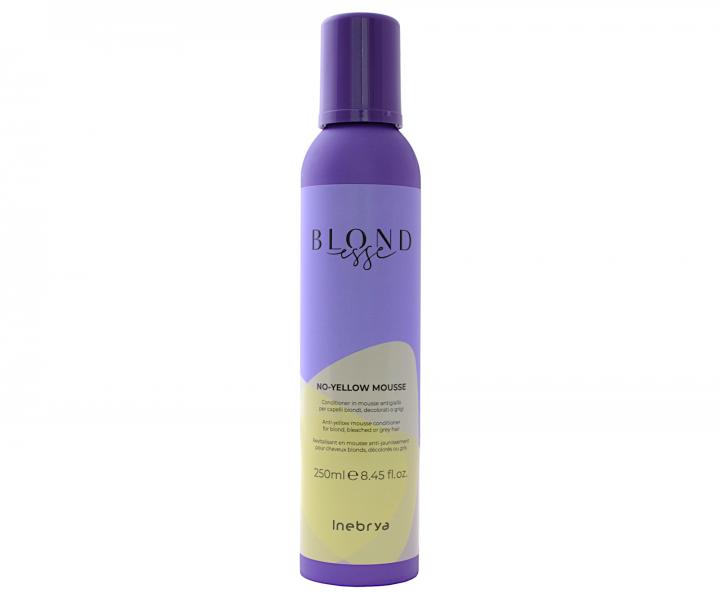 Odywka w piance przeciw tym refleksom Inebrya Blondesse No-Yellow Mousse - 250 ml