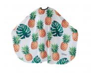 Peleryna fryzjerska do strzyenia wosw Eurostil Professional - ananas - metalowy haczyk