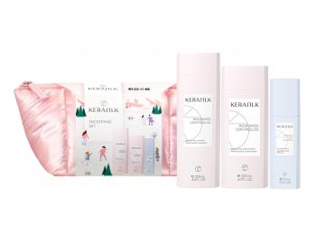 Zestaw upominkowy wyg�adzaj�cy do w�os�w niesfornych i pusz�cych si� Kerasilk Smoothing Set + kosmetyczka gratis
