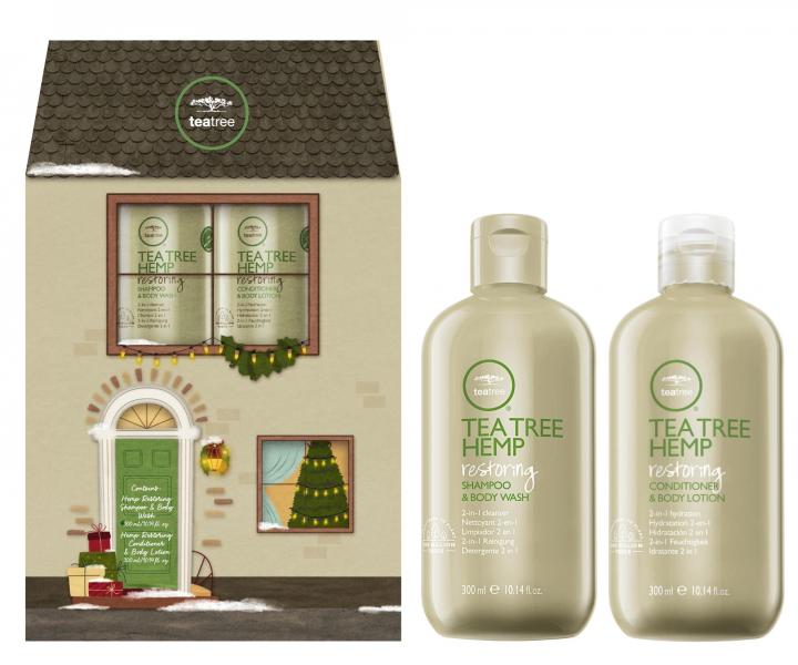 Zestaw regenerujcy do wosw z olejem konopnym Paul Mitchell Tea Tree Hemp Duo