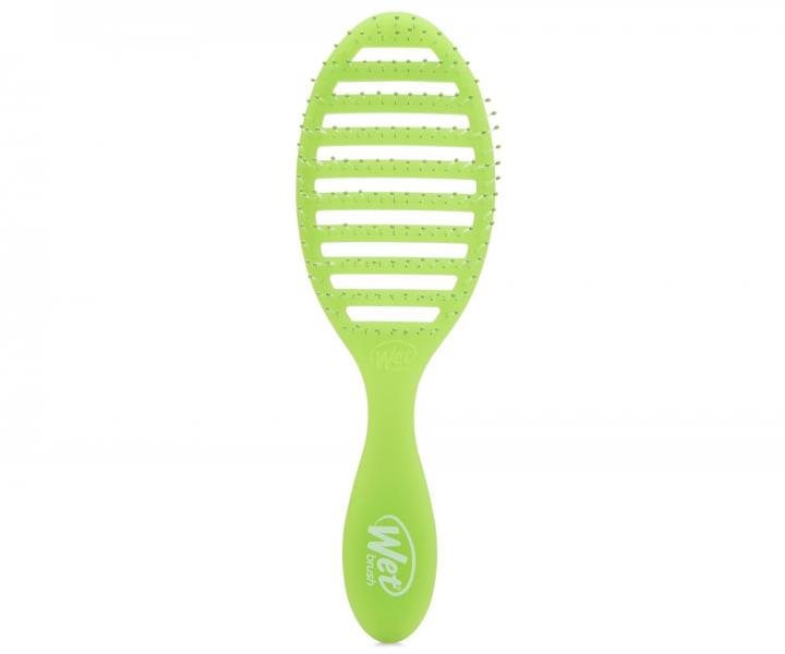 Szczotka do rozczesywania i suszenia wosw Wet Brush Speed Dry Lime i Rita - jasnozielona