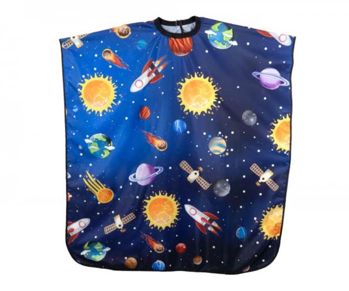 Peleryna fryzjerska dzieci�ca Duko - kosmos