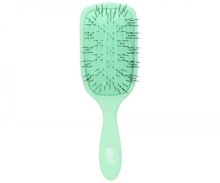 Szczotka do rozczesywania gstych wosw Wet Brush Go Green Thick Hair Paddle Detangler - pistacjowa ziele