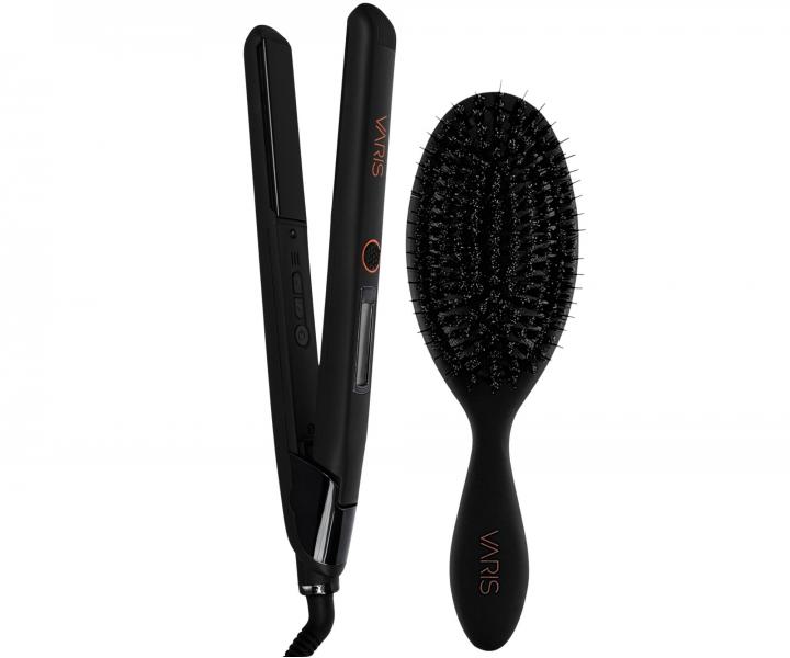 Profesjonalna prostownica do w�os�w Varis Smoother + szczotka z w�osiem dzika i nylonowym Varis Smoothing Brush gratis