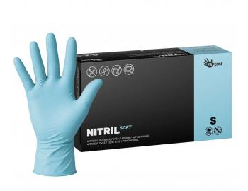 R�kawiczki nitrylowe Espeon Nitril Soft - 100 szt - niebieskie - S