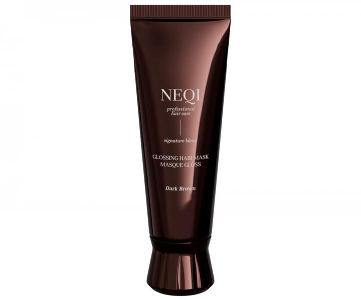 Maska koloryzuj�ca do w�os�w Neqi Glossing Hair Mask Dark Brown - 120 ml - ciemny br�z