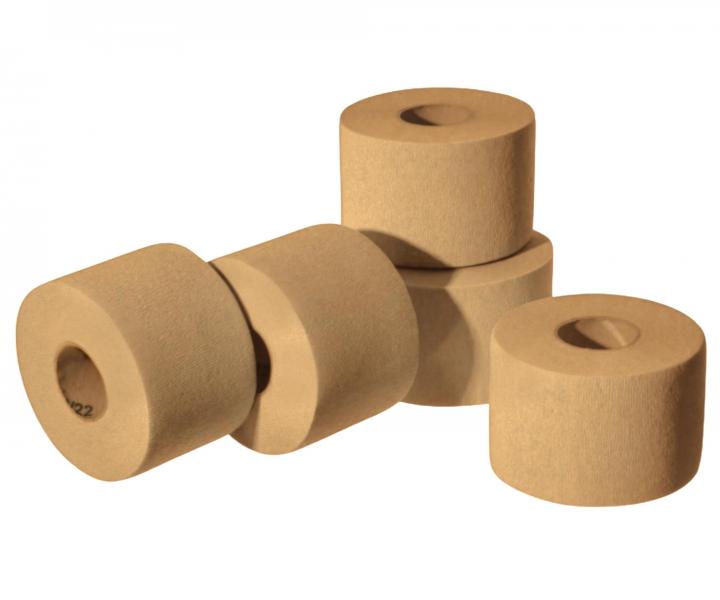 Konierz ochronny z krepy Eko-Higiena - brzowy - 5 szt.