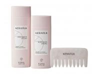 Zestaw do regeneracji suchych i zniszczonych w�os�w Kerasilk Repairing + grzebie� do masa�u Gua Sha gratis