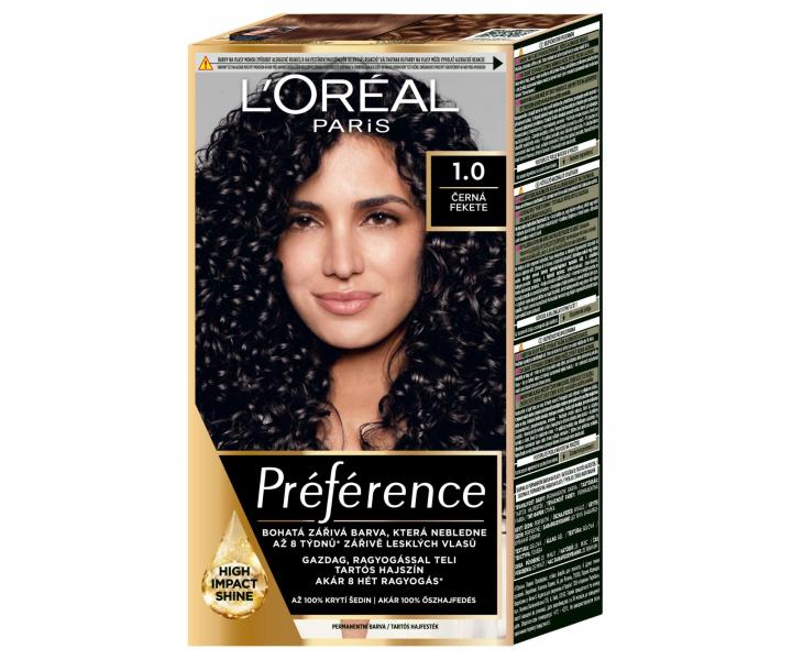Farba do trwa�ej koloryzacji Lor�al Pr�f�rence 1.0 czarna
