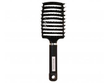 Szczotka do rozczesywania i suszenia w�os�w z w�osiem dzika i nylonowym Sister Young Zoco Hair Brush - czarna