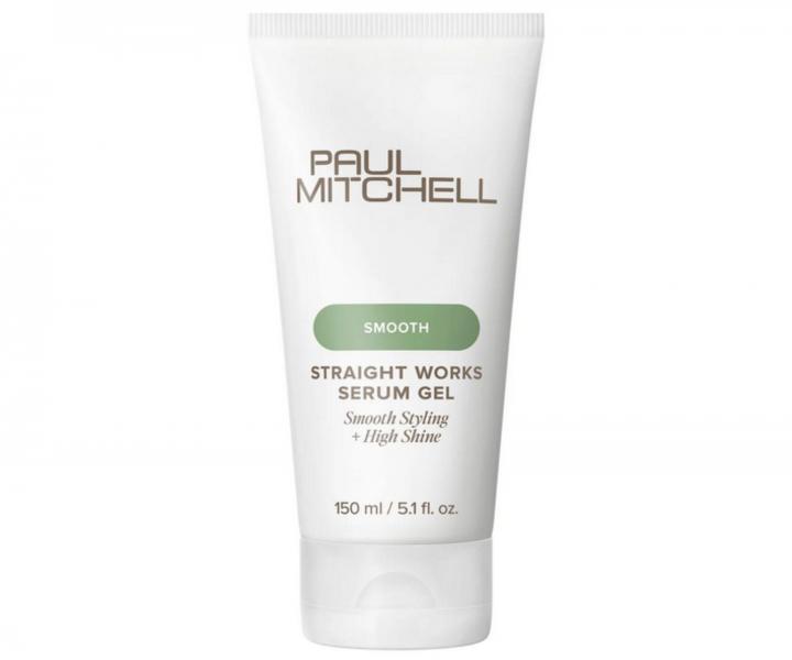 Serum �elowe do prostowania w�os�w falowanych i kr�conych Paul Mitchell Smooth Straight Works Serum Gel - 150 ml